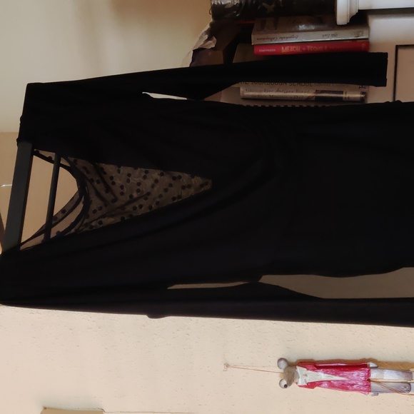 Black House White Market Fitted Top with lace - Picture 4 of 6